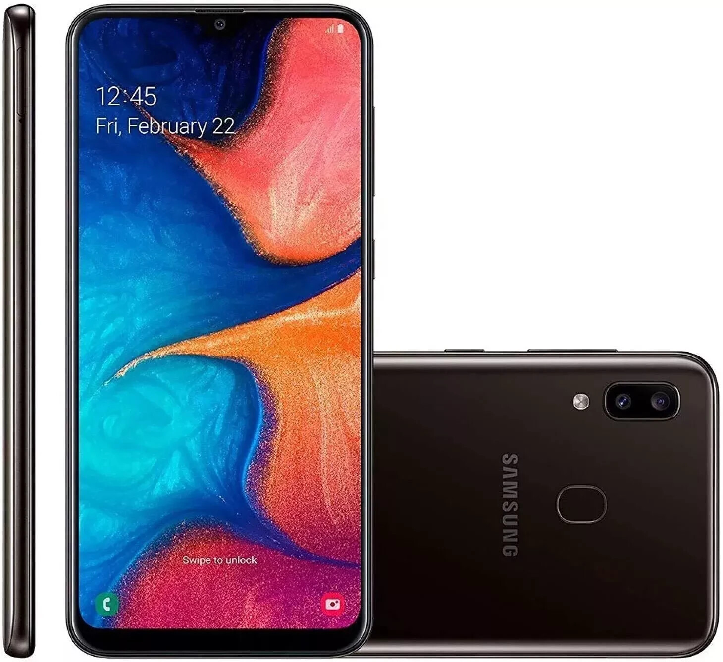 Brand New✨Samsung Galaxy A20✨SM-A205U 32GB+ 3GB Black 6.4″ Unlocked Smartphone