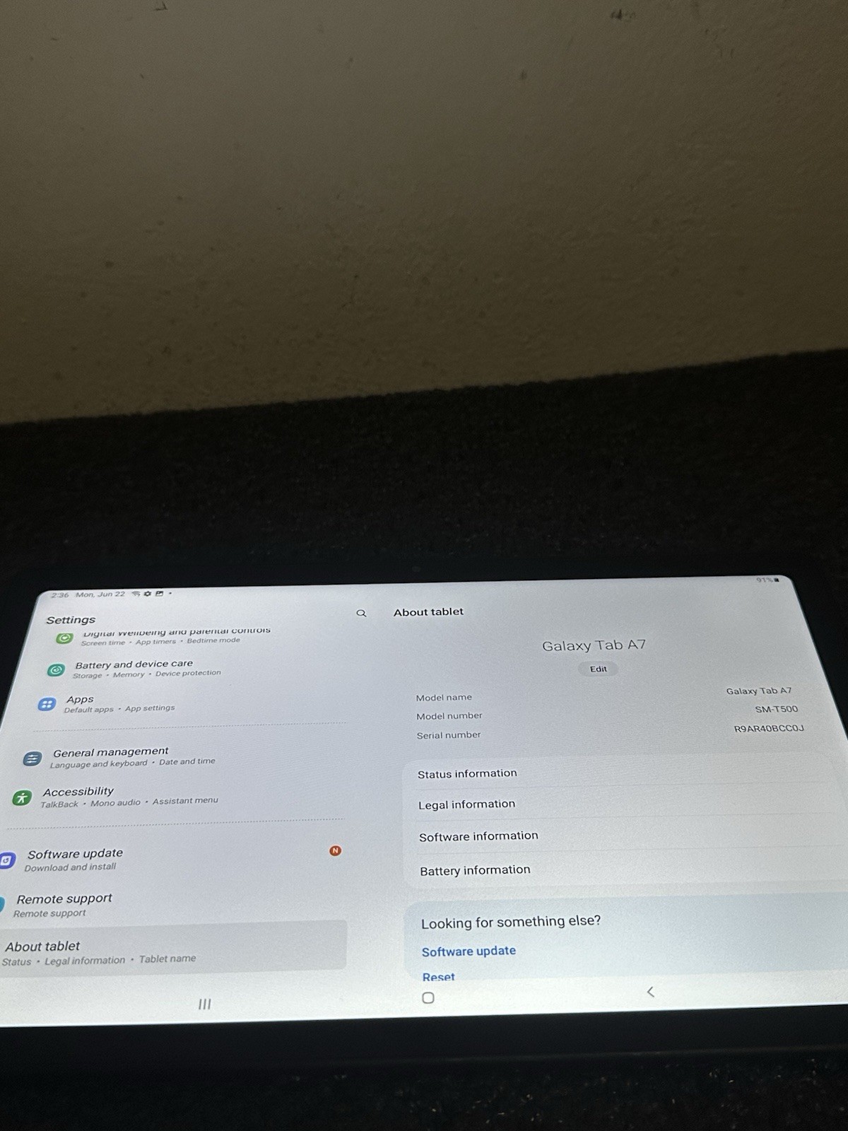 Samsung Galaxy Tab A7 10.4″ SM-T500 32GB – GRADE C