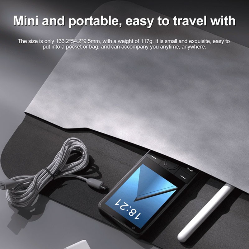 Unlocked DOOV R77 PRO Thin Android 14 Smartphone Dual SIM Phone Keyboard Mobile