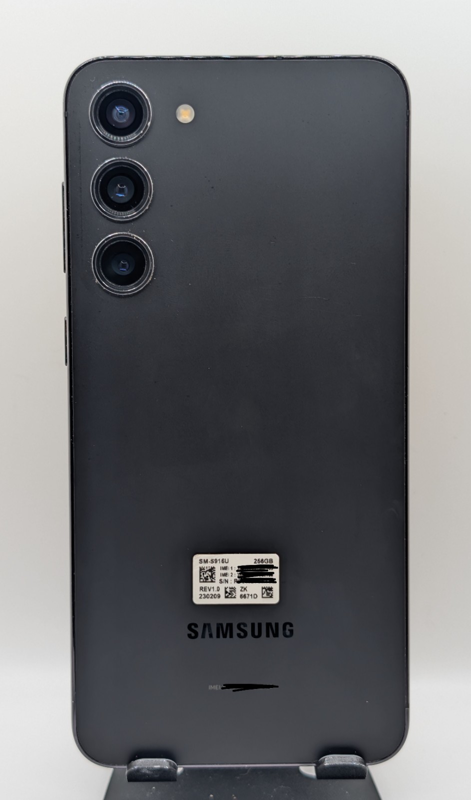 Samsung Galaxy S23+ – 256 GB – Phantom Black (Unlocked) (Good Condition). ~169~