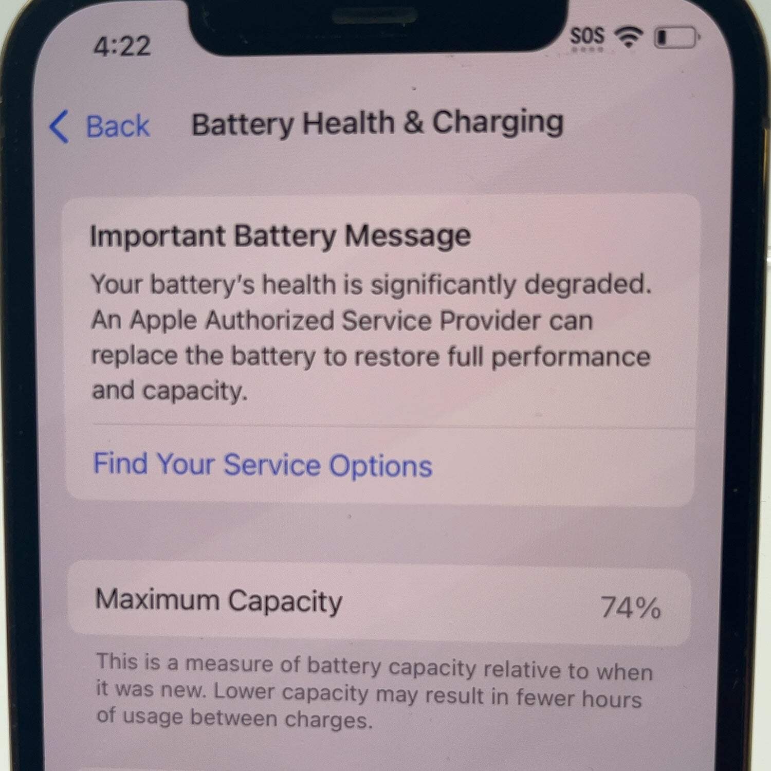 Broken T-Mobile Apple iPhone 12 Pro 128GB 26.5 MGK33LL/A Shattered Back