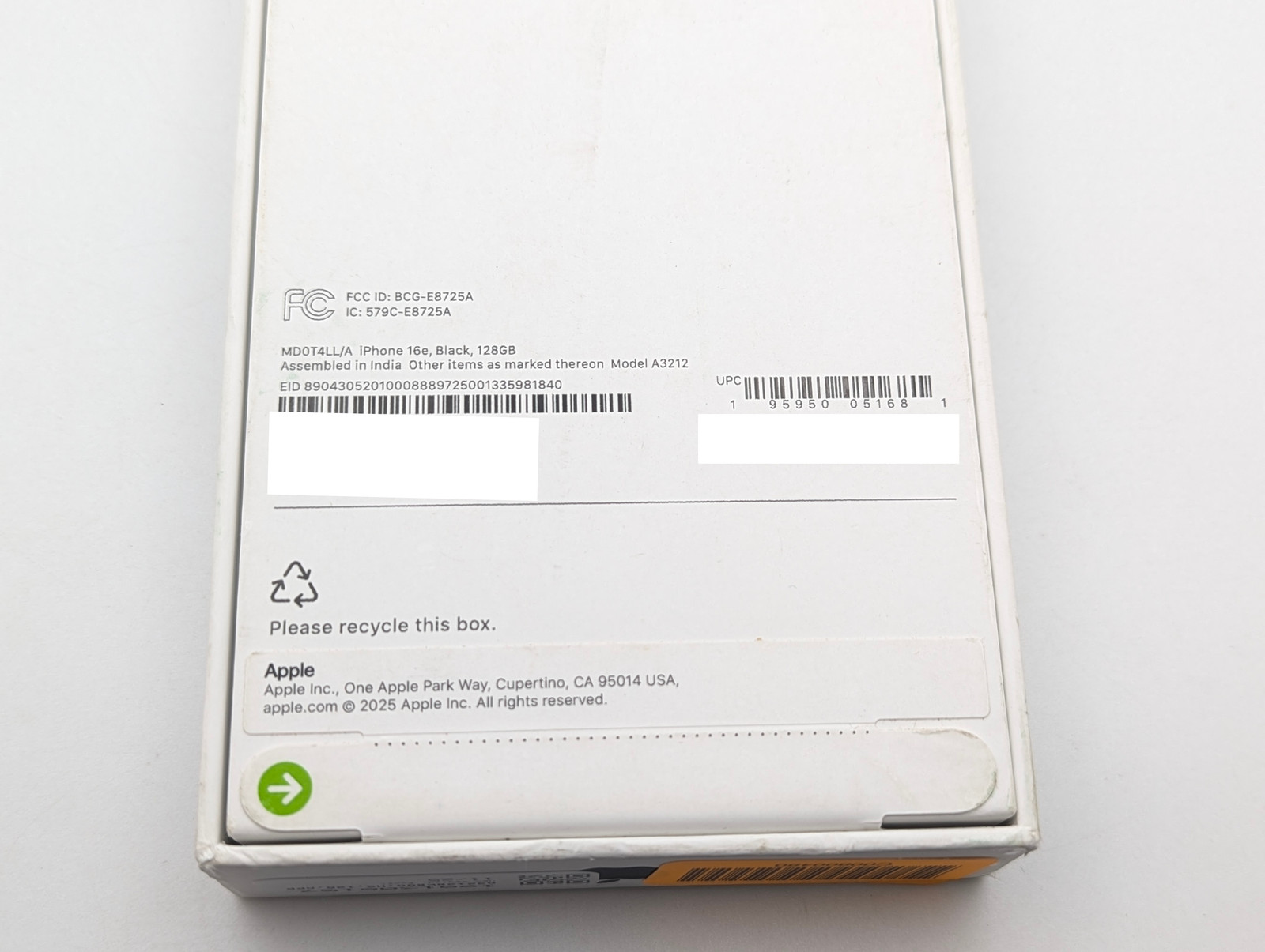 Apple iPhone 16e A3212 128GB | Black | BOOST MOBILE ONLY