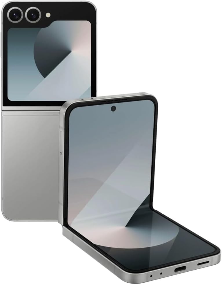 AT&T Samsung Galaxy Z Flip6 5G – 512GB – Silver Shadow – SM-F741UZSEATT