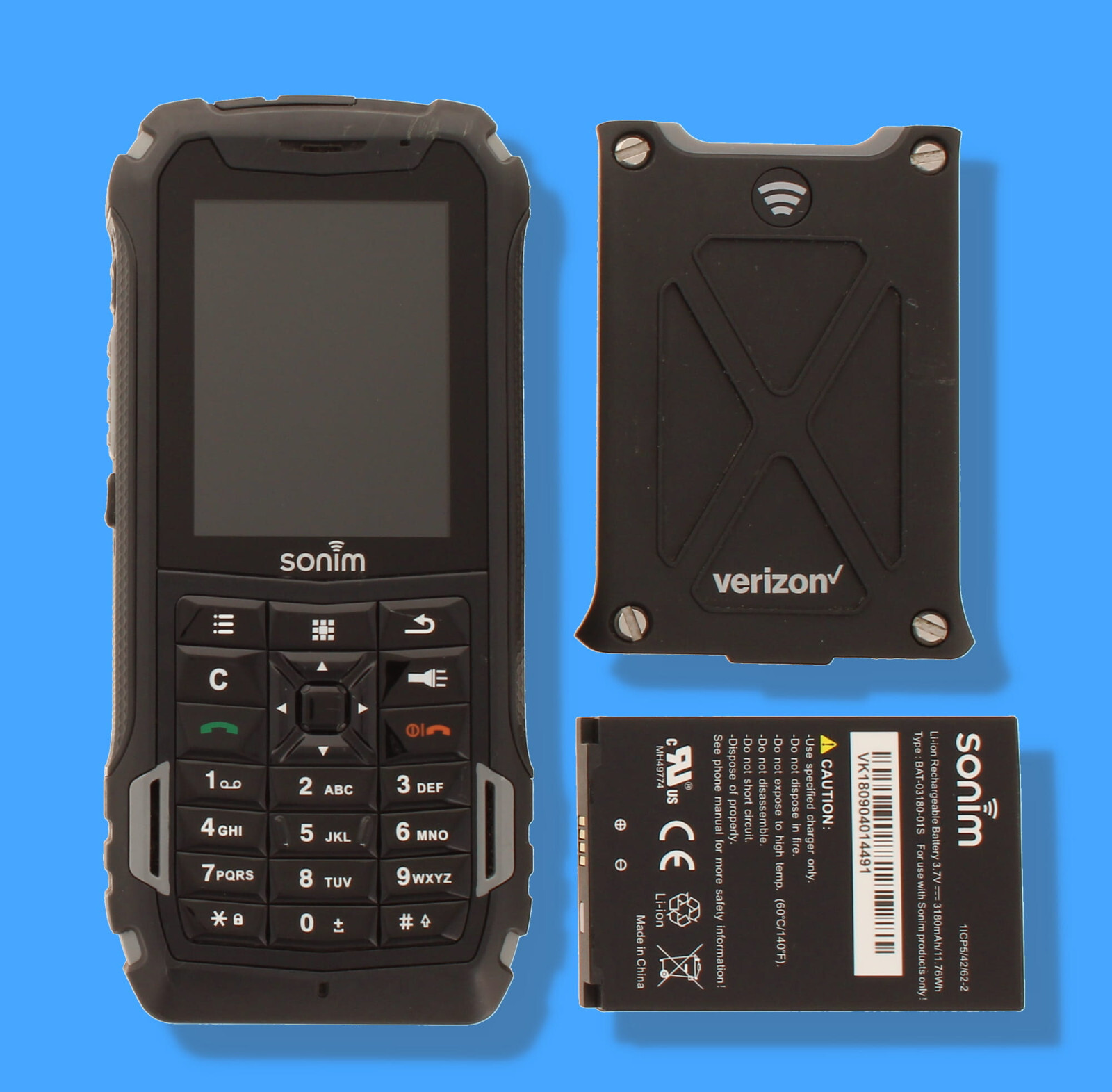 VERIZON SONIM XP5 XP5700 RUGGED SMARTHPHONE PTT WiFi 4G LTE BLACK