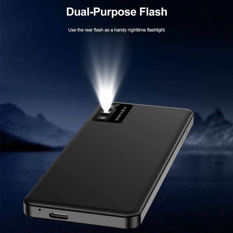 Unlocked DOOV R77 PRO Thin Android 14 Smartphone Dual SIM Phone Keyboard Mobile