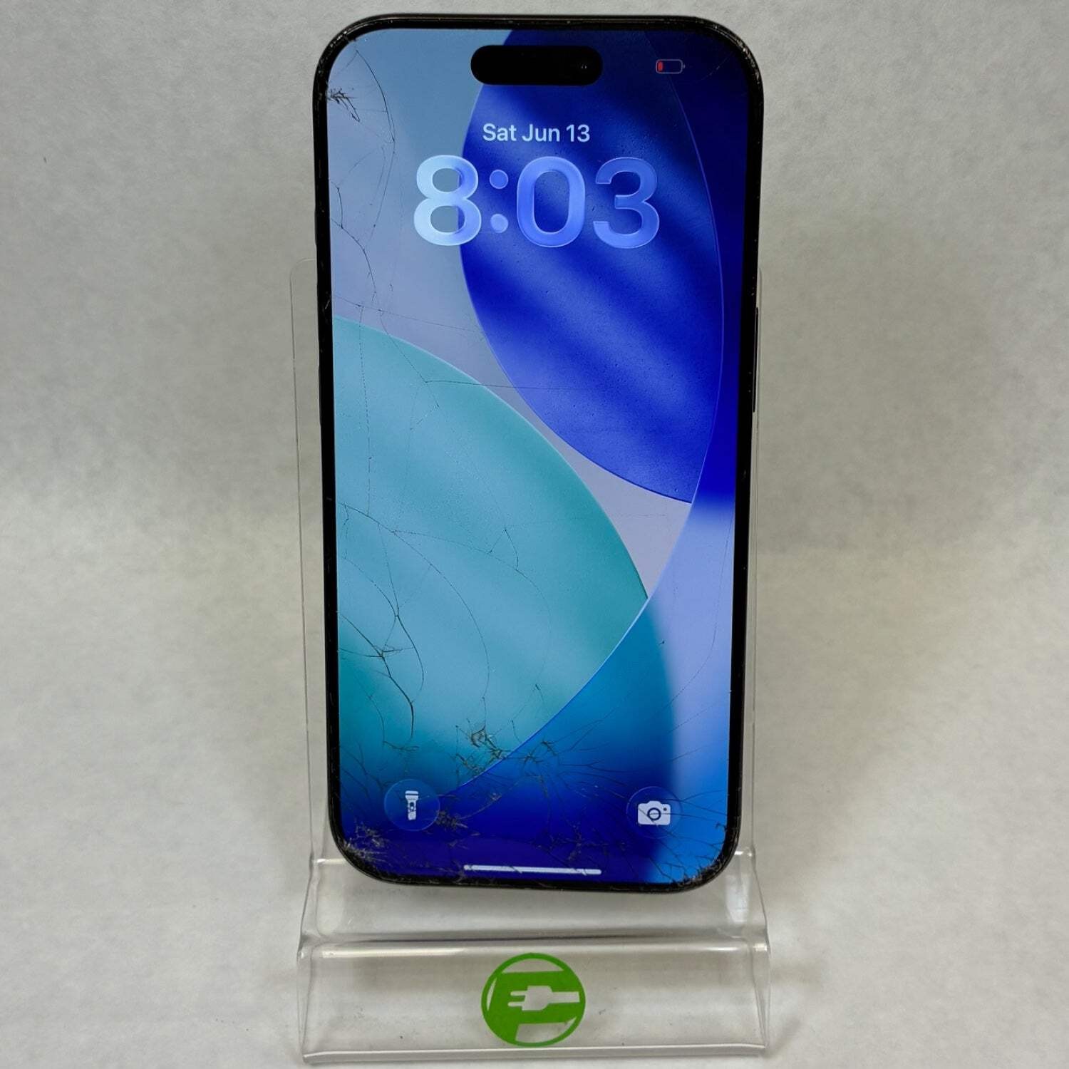 Broken Unlocked Apple iPhone 16 Pro 128GB 26.5 MYM93LL/A READ