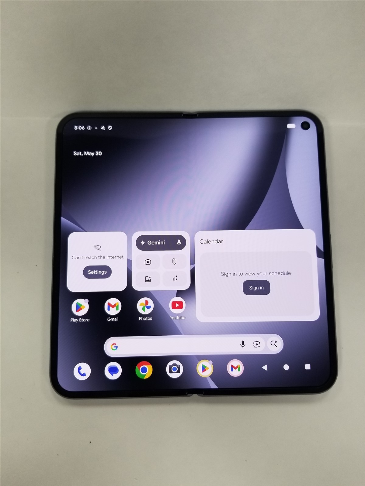 Google Pixel 10 Pro Fold 256GB Moonstone GU0NP (Unlocked) FullyFunctional DF8653