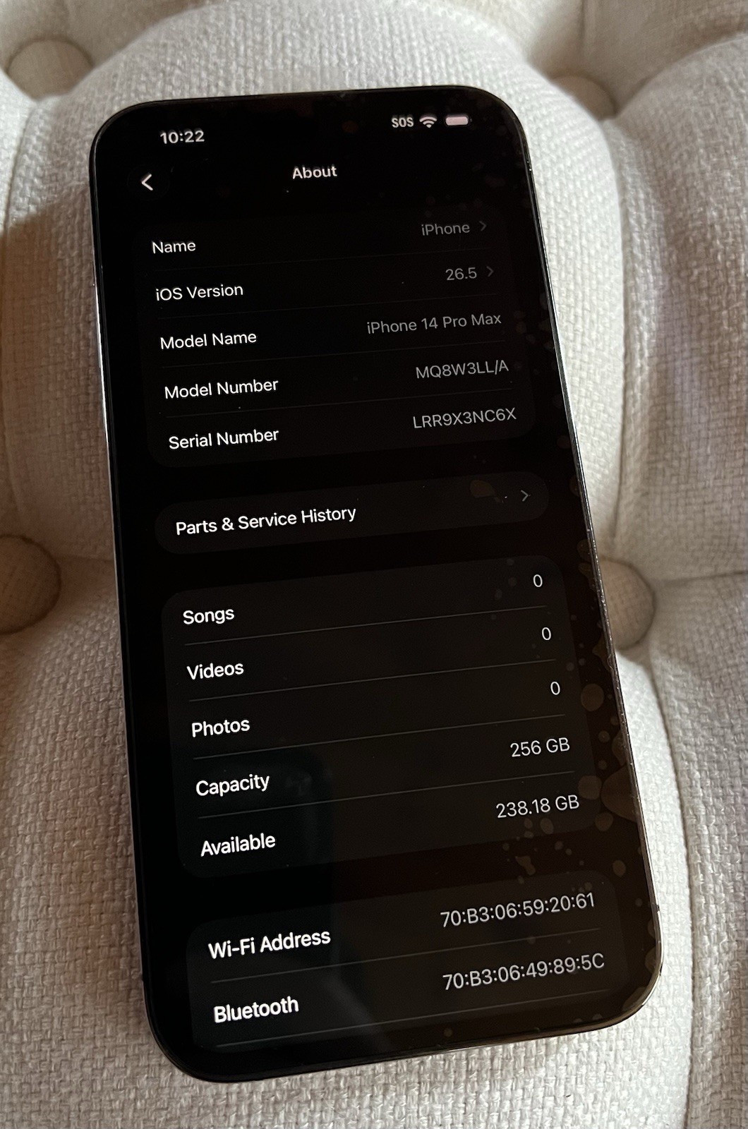 Apple iPhone 14 Pro Max 256GB Space Black A2651 (Unlocked) Working – New Screen