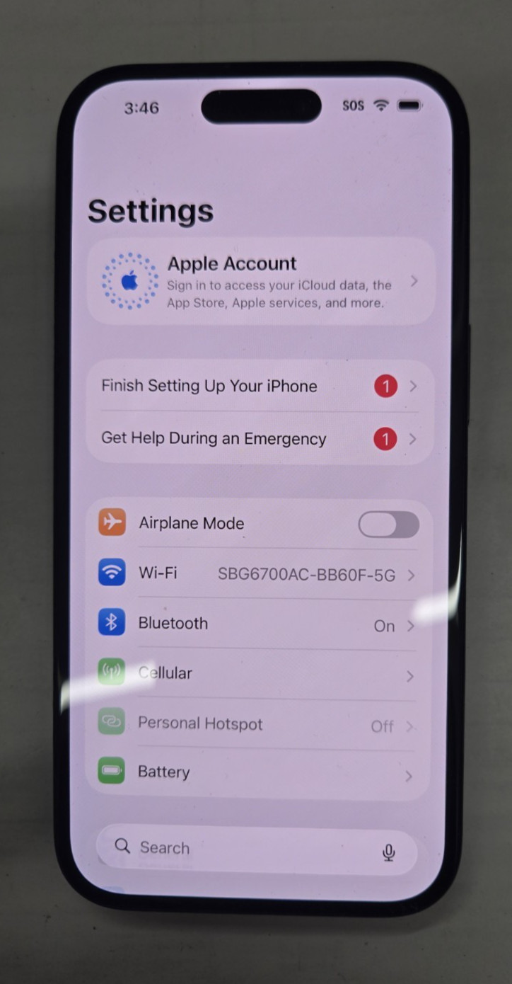 MINT Apple iPhone 15 – 128GB – Black (T-Mobile)