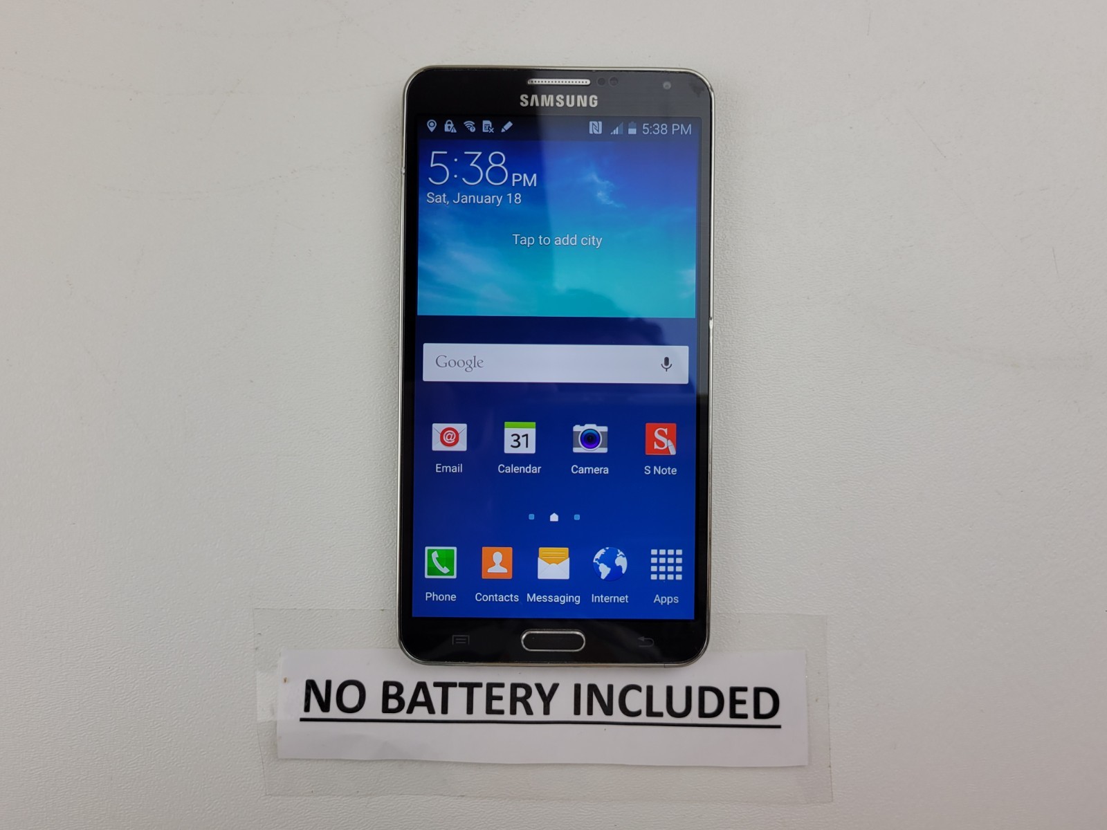 Samsung Galaxy Note 3 (SM-N900A) 32GB (AT&T) Smartphone – Clean IMEI – H3727