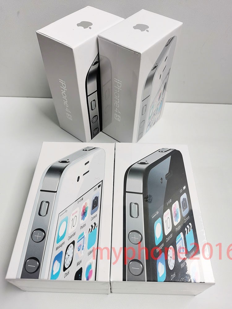 Apple iPhone 4s 8-16-32-64GB ios9 Black/White Factory Unlocked Good condition