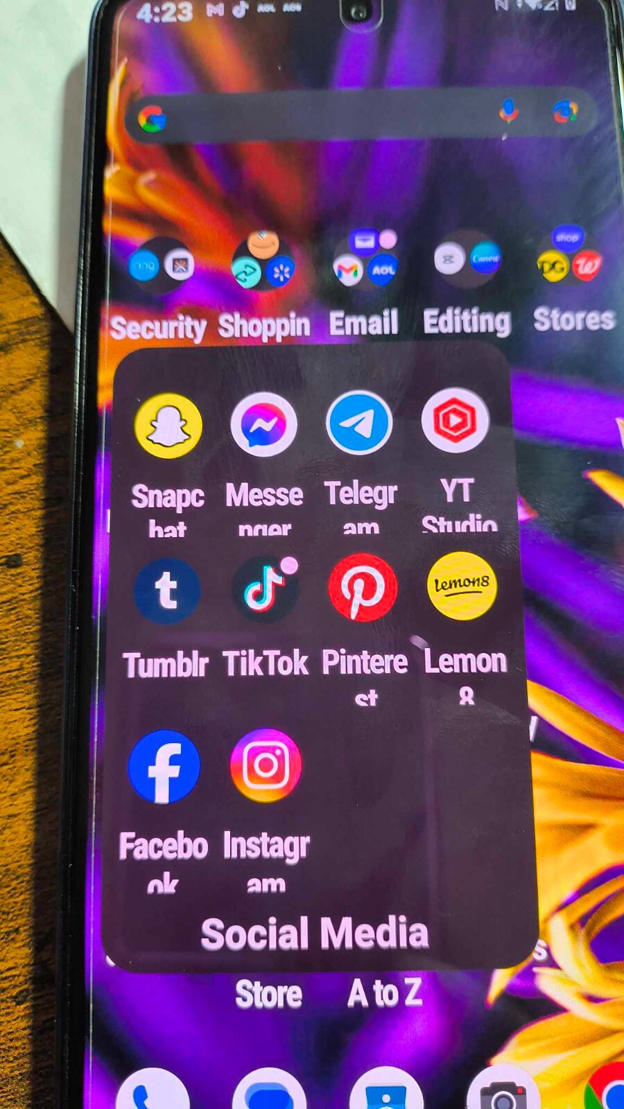 TikTok downloaded & active! T-Mobile Revvl 7 pro 5g phone