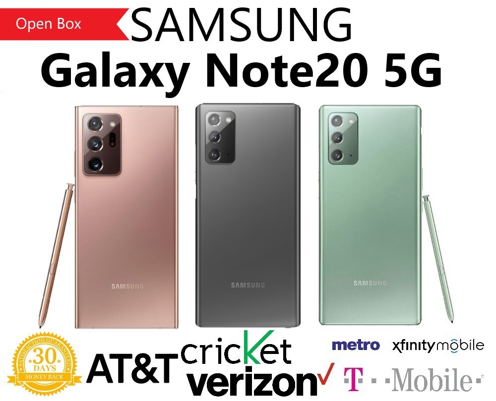 Samsung Galaxy Note 20 5G N981U 128GB Android Fully Unlocked Smartphone 12.0 MP