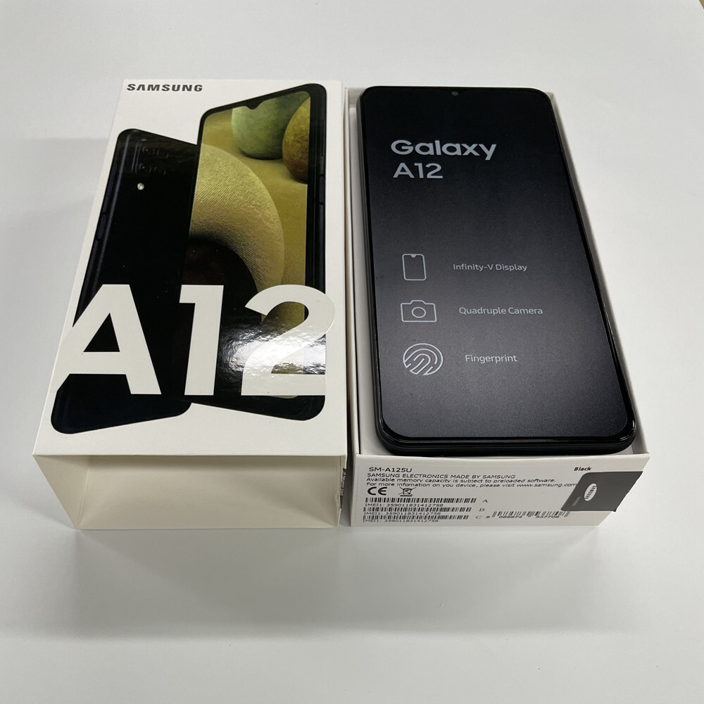 Samsung Galaxy A12 Dual SIM 64GB 6.5″ Fingerprint NFC 4G LTE Android Unlocked
