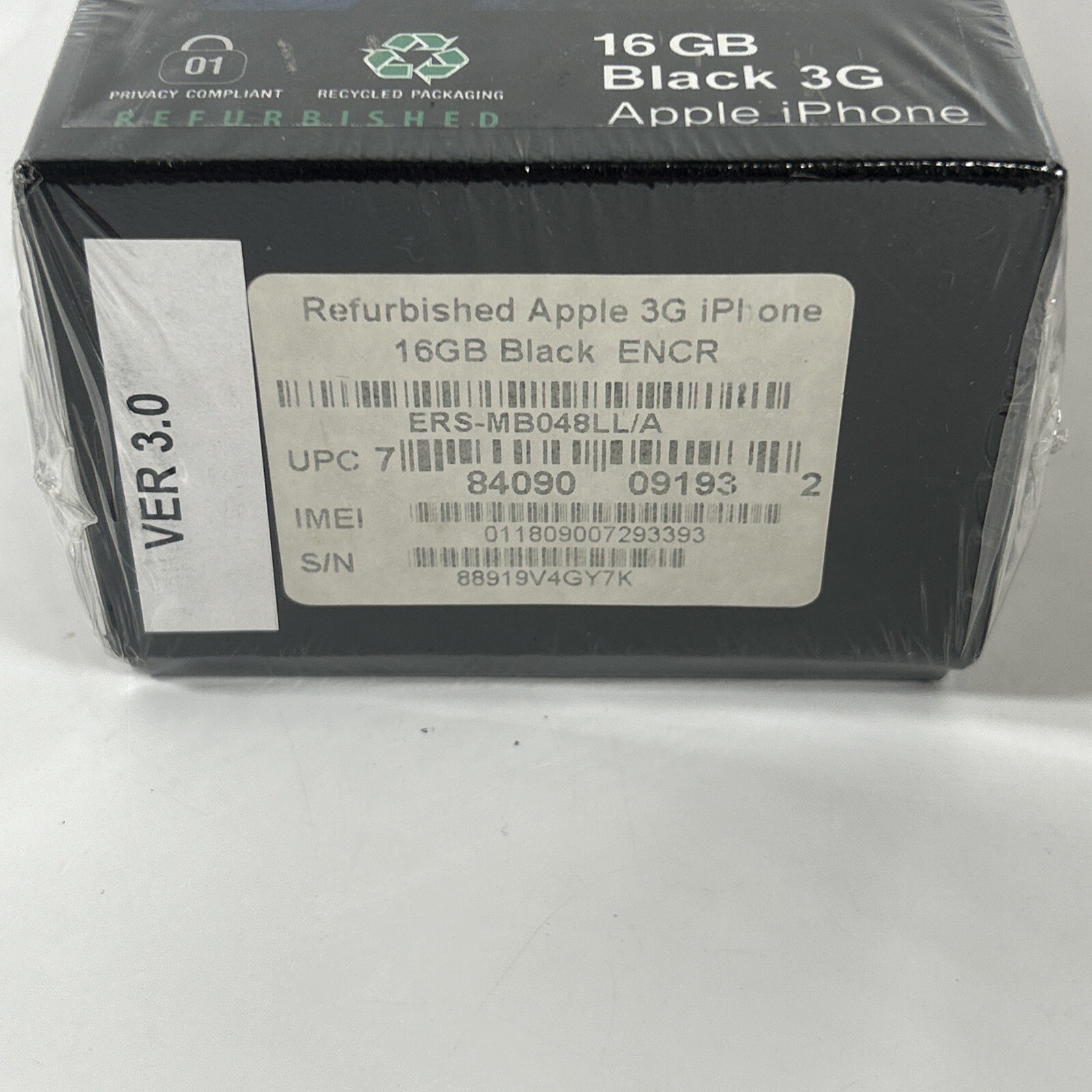 Apple iPhone 3G – 16GB – Black Refreshed