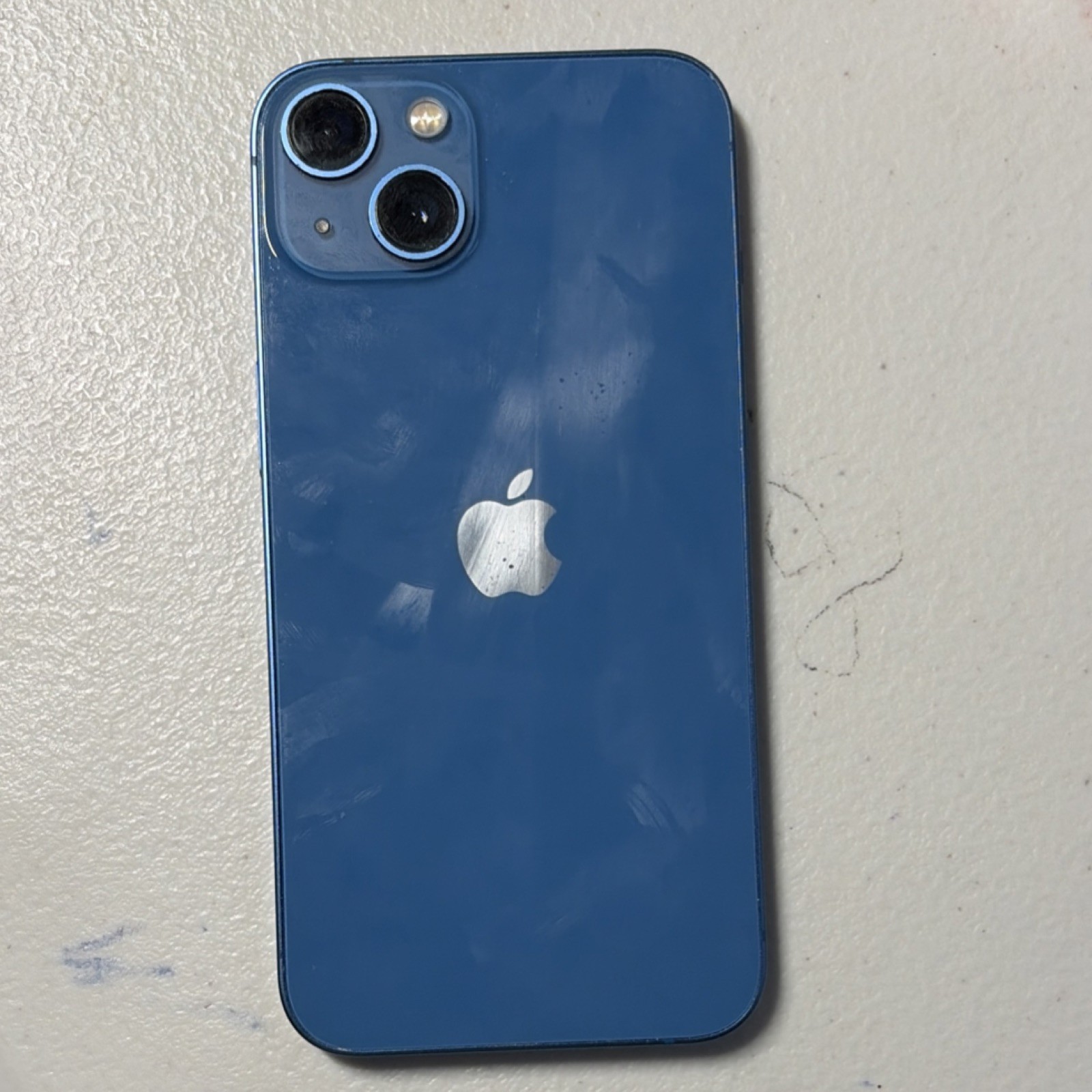 Apple iPhone Blue Smartphone 12MP Camera iOS Built-In Memory Slate Style