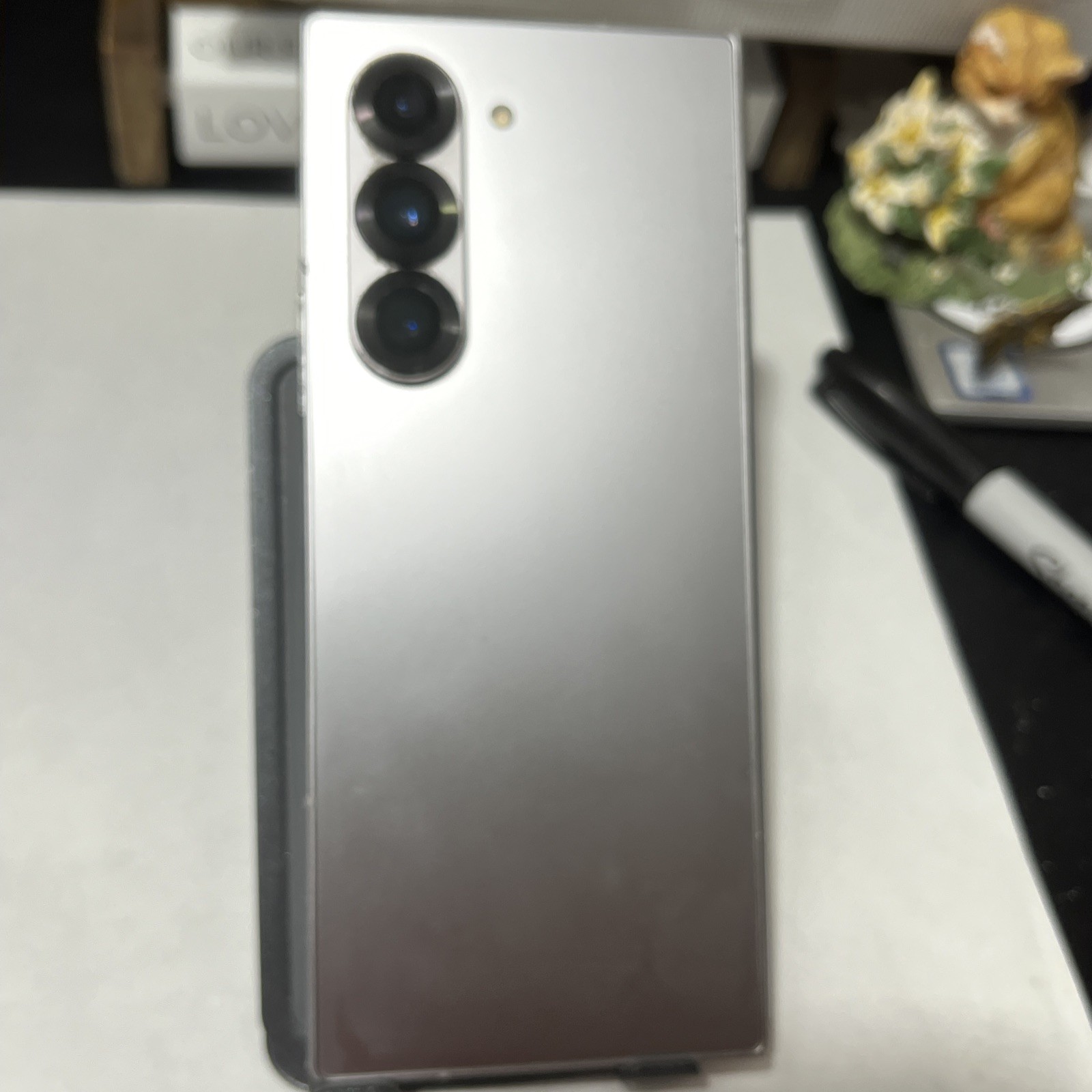 ⚠️READ⚠️ Samsung Galaxy Z Fold6 256GB silver, Factory Unlocked, SM-F956U1, #6412
