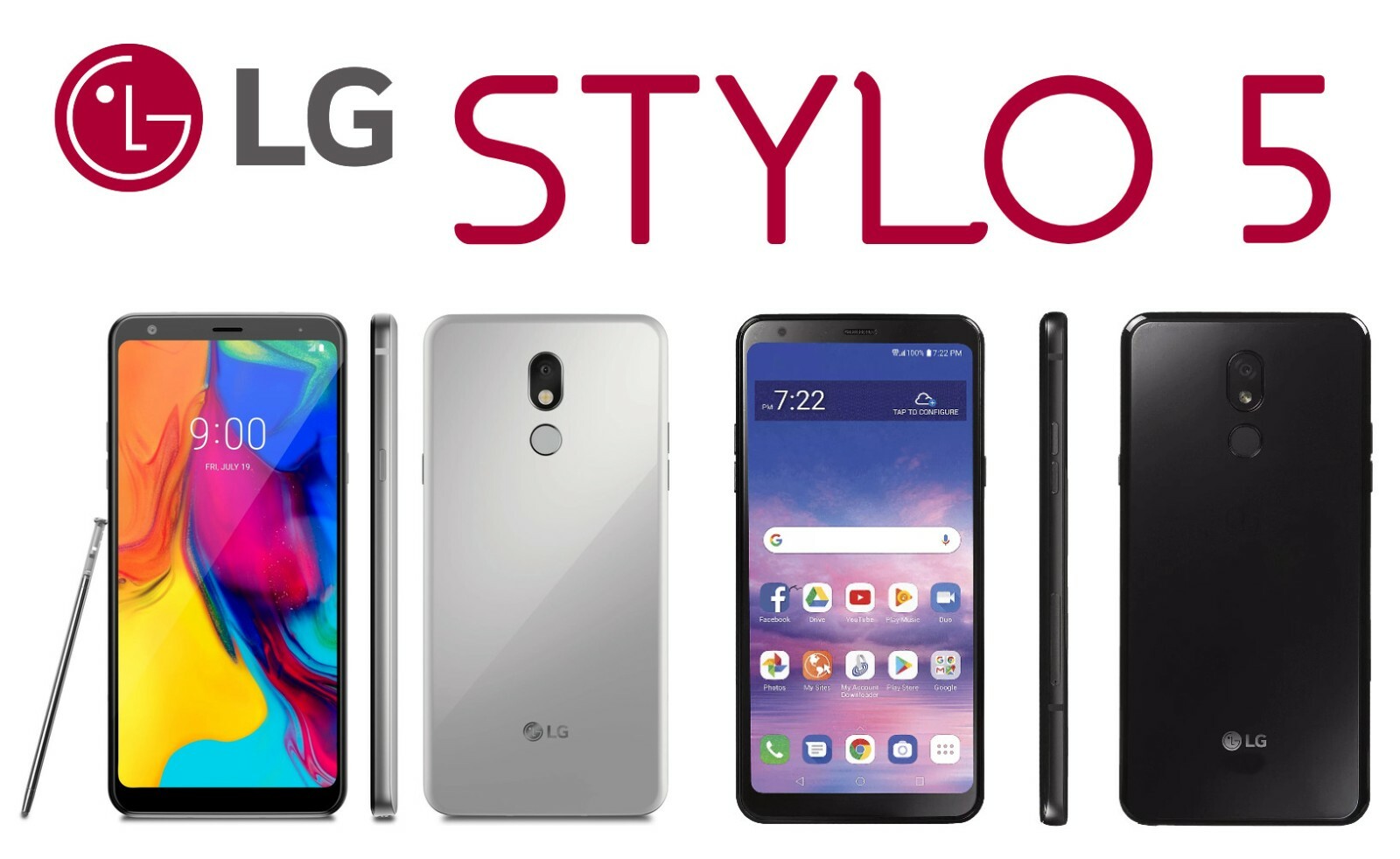 LG STYLO 5 Q720 4G LTE 32GB Smart Phone / UNLOCKED / T-MOBILE TELLO * B GRADE