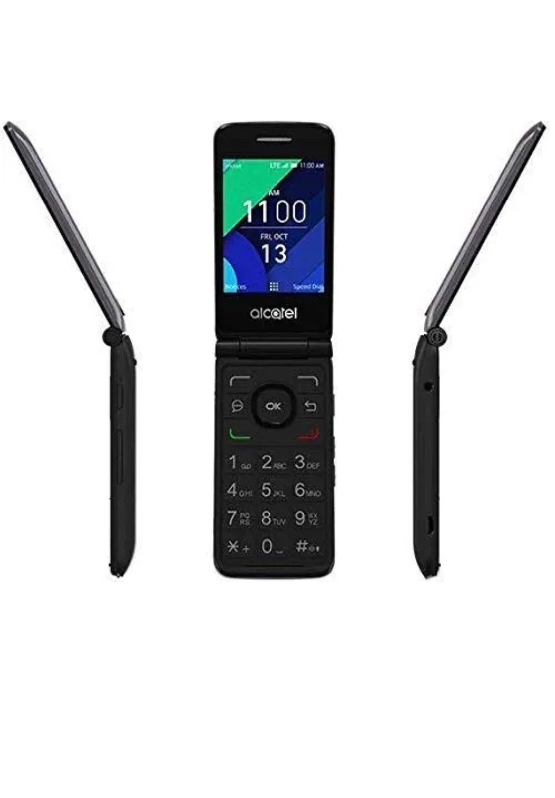 Alcatel QUICKFLIP 4044C 4G LTE (UNLOCK ) Flip Phone AT&T /Cricket Or Overseas