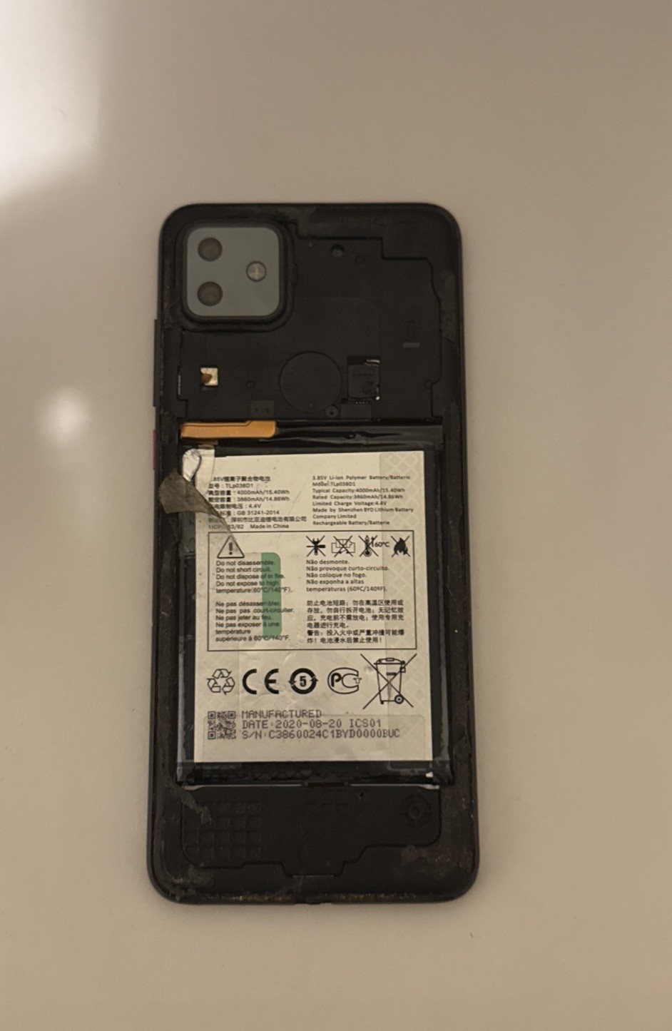 T-Mobile Revvl 4 Plus (For Parts)