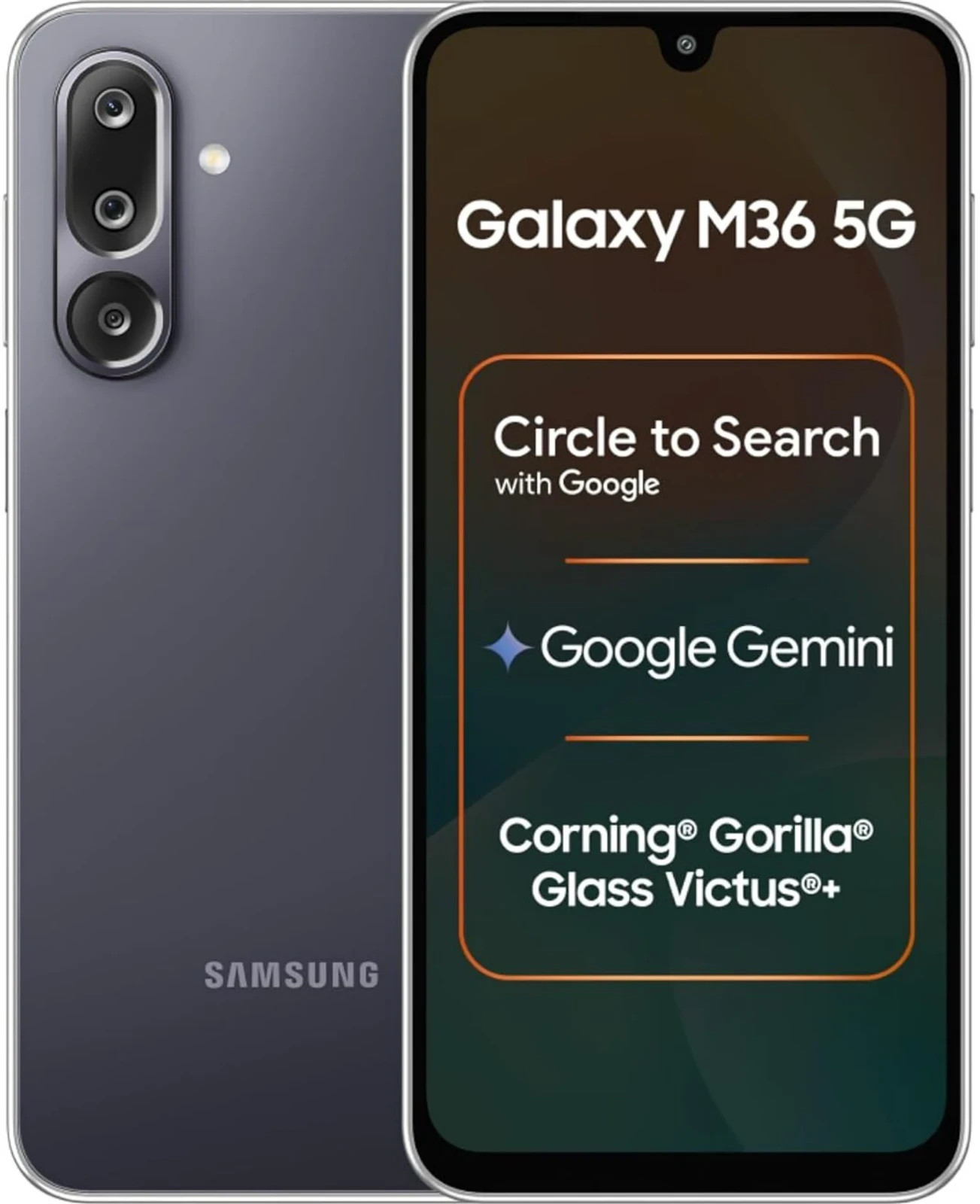 Samsung Galaxy M36 5G (Black, 6 GB RAM, 128 GB ) Exynos 1380 Global Version