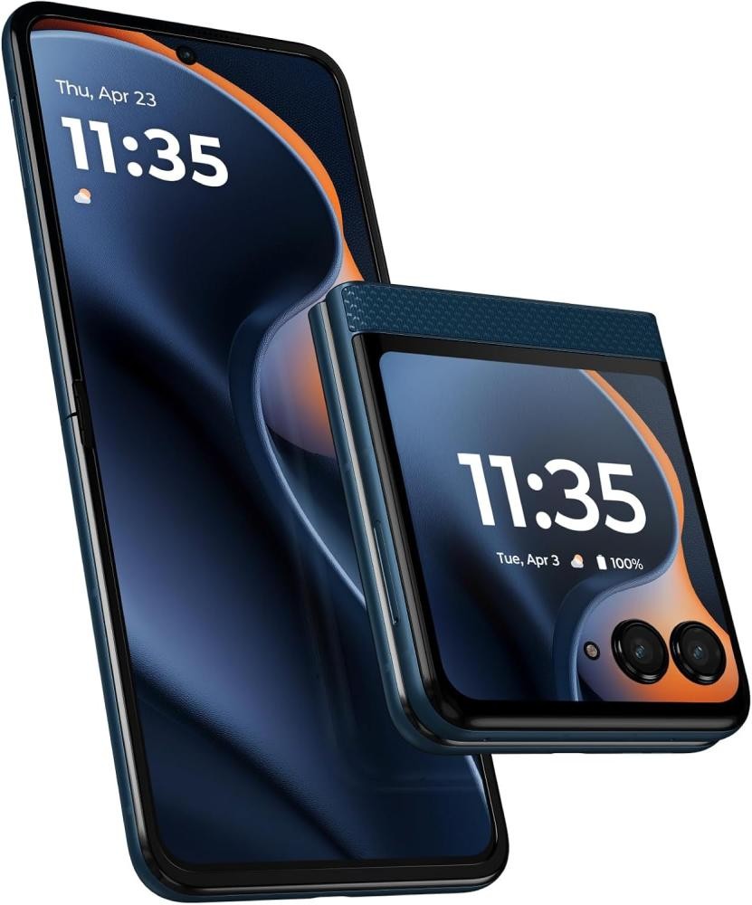 Motorola Razr (2025) 256GB (TracFone) XT2553V PANTONE Gibraltar Sea Excellent
