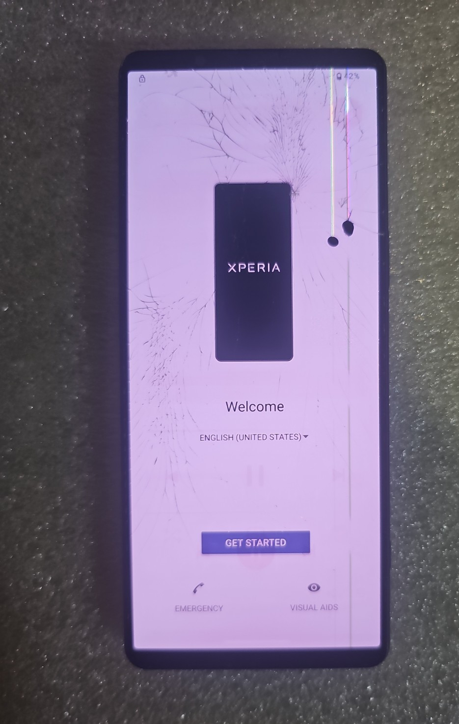Sony Xperia 1 V 256GB XQ-DQ62 12GB RAM Unlocked For Parts !! 1005