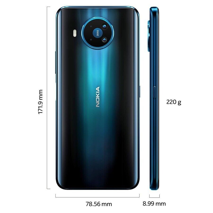 Unlocked Nokia 8.3 5G 64GB * Dual SIM WIFI 64 MP 6.81″ LCD Smartphone Moderate