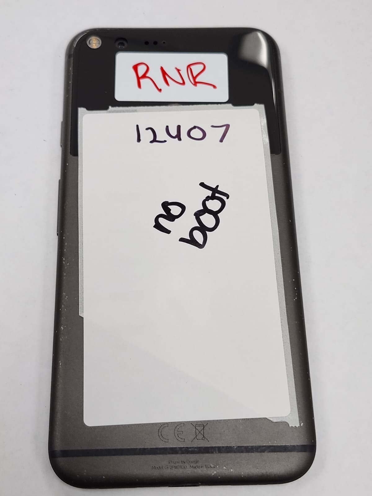 DEFECTIVE – Google Pixel XL – Black – Unknown – 12407