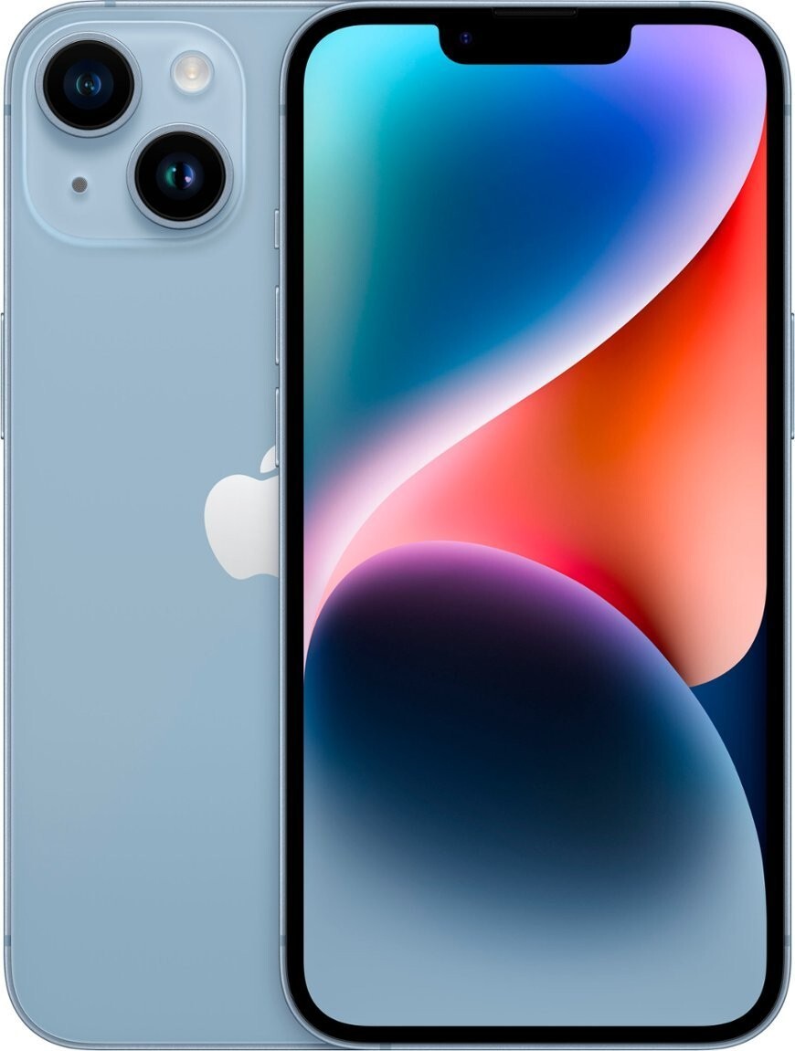 Apple iPhone 14 (5G) 256GB Blue *eSIM ONLY* UNLOCKED [A2649] Very Good