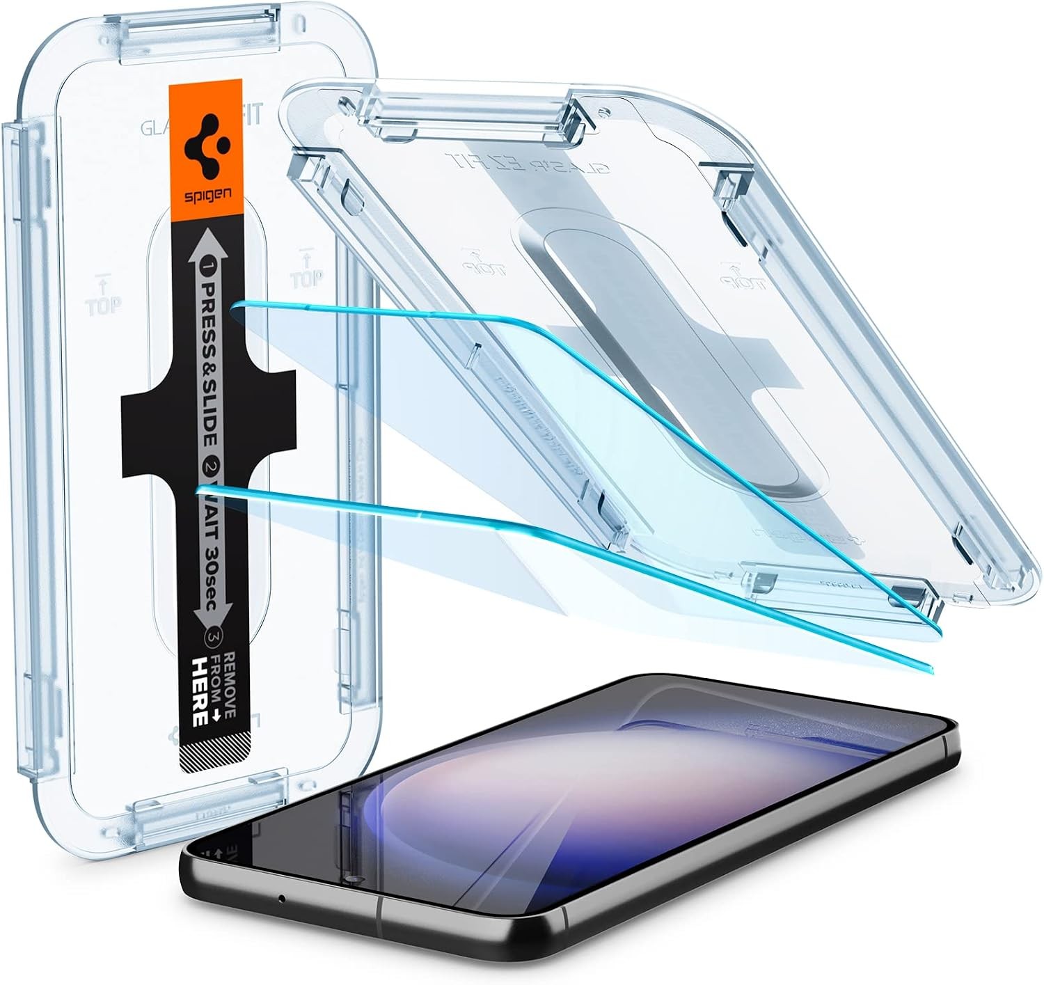 2PCS Screen Protector for Galaxy S23 Plus 6.1 Inch Case Friendly Tempered Glass