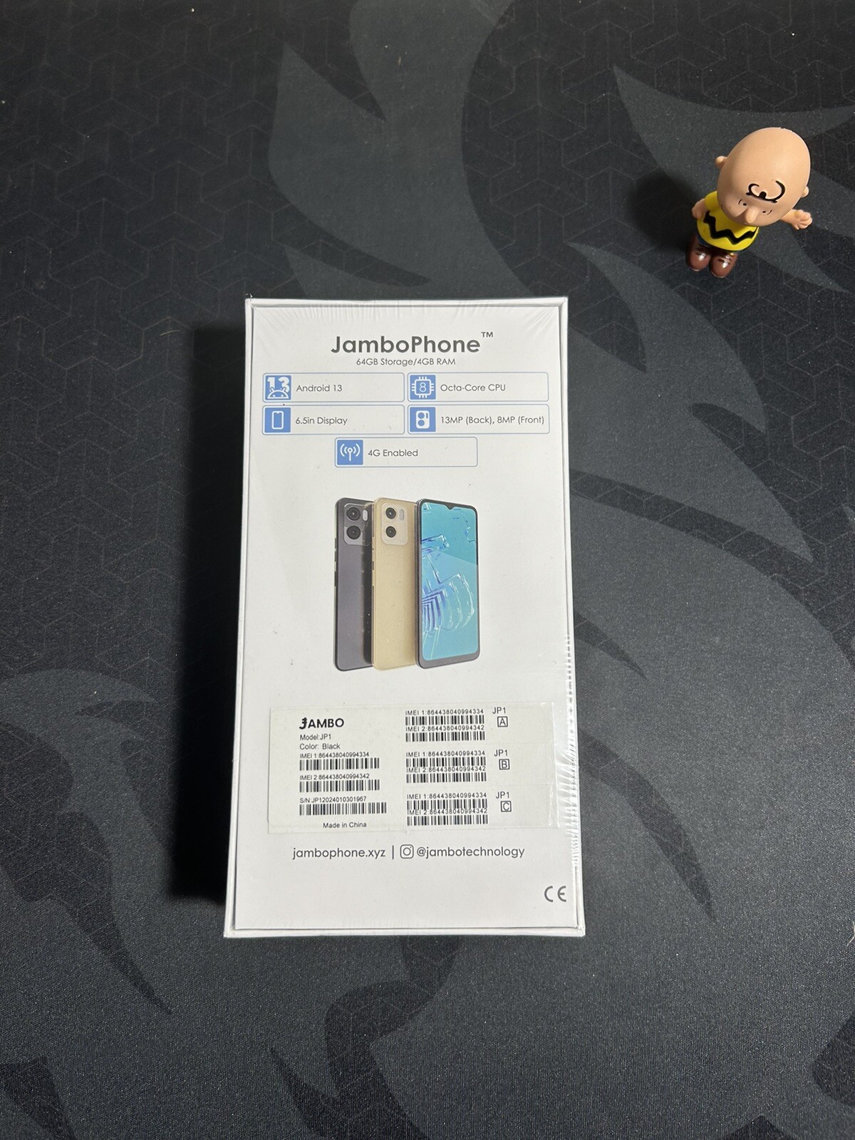 Jambo Phone Android 13 – Cosmic Black – Sealed (Crypto Smartphone)