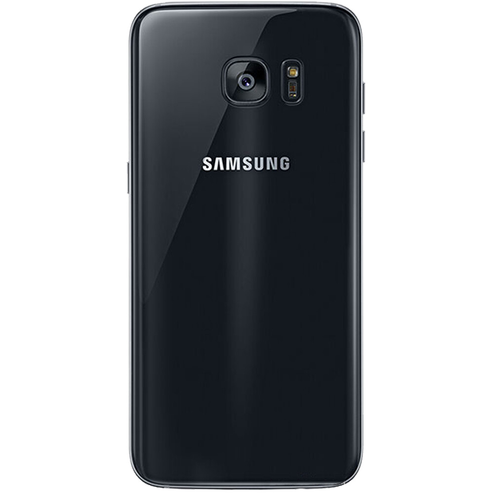Black Samsung Galaxy S7 Edge SM-G935F 32GB DUAL SIM Unlocked Smartphone Good US