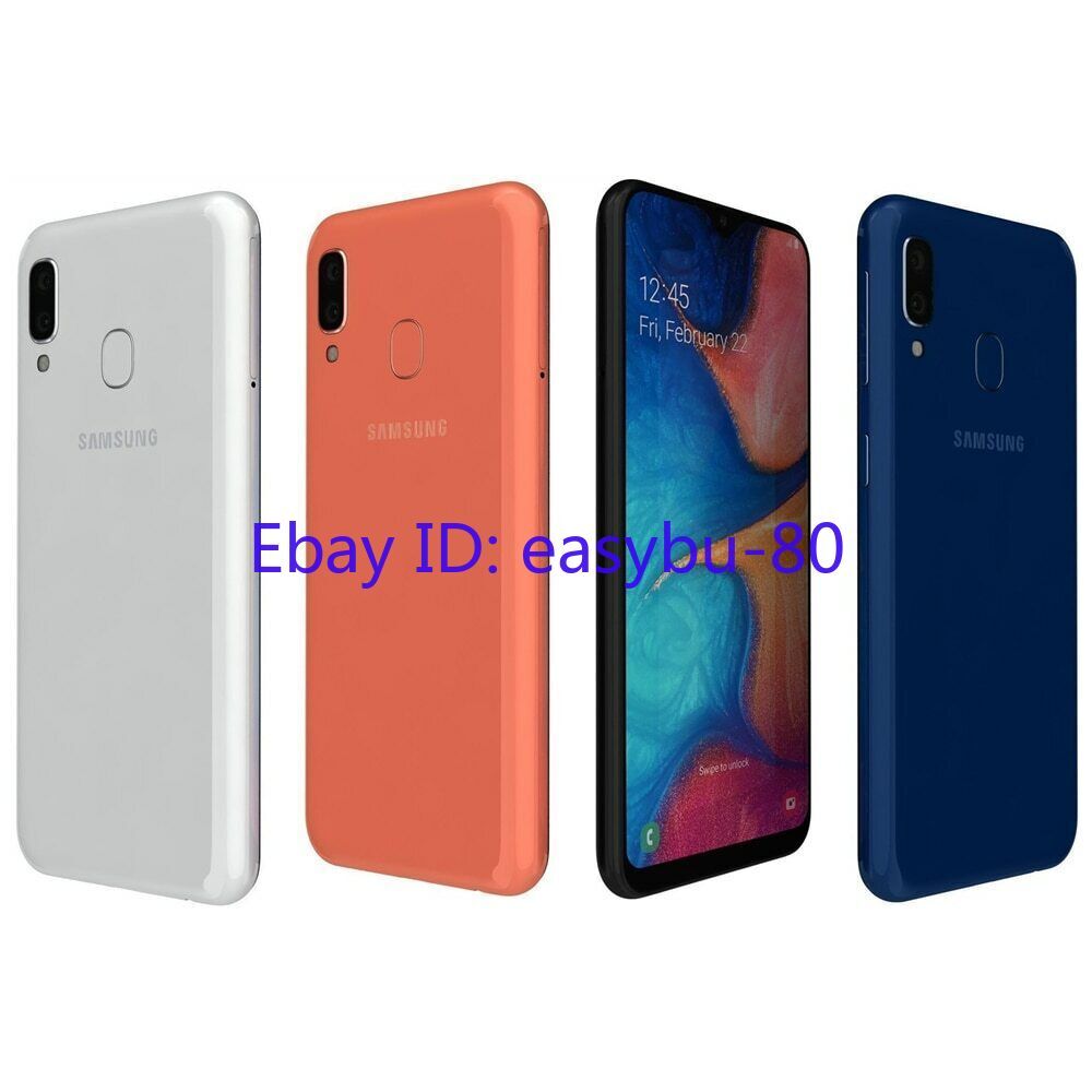 Unlocked Samsung Galaxy A20e A202F/DS 32GB+3GB Dual SIM Multicolor New Sealed
