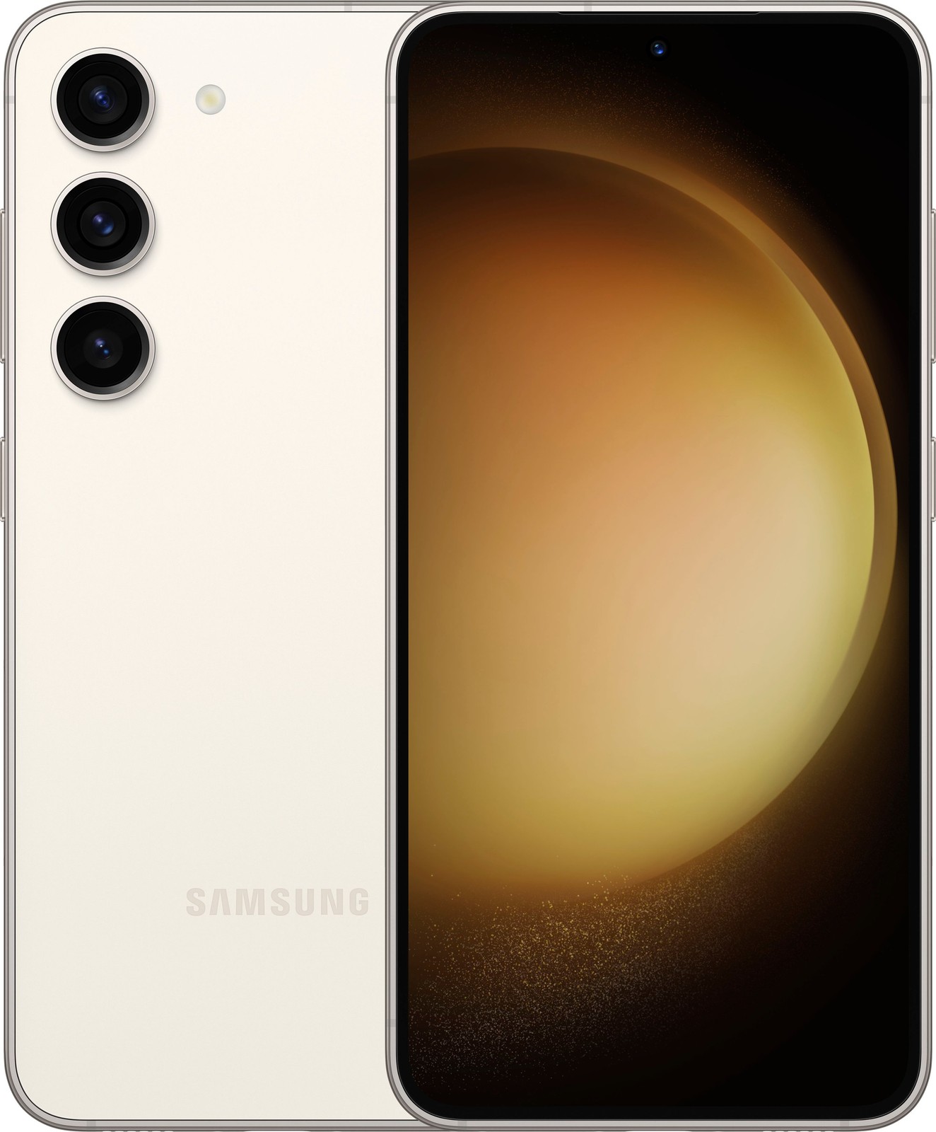 Samsung Galaxy S23 SM-S911U Unlocked 128GB Cream C Medium Burn