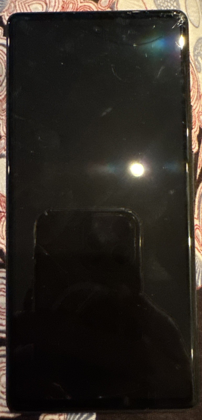 Google Pixel 6a Black 128 GB Fast Ship Good Used Cracked Front Glass No Power