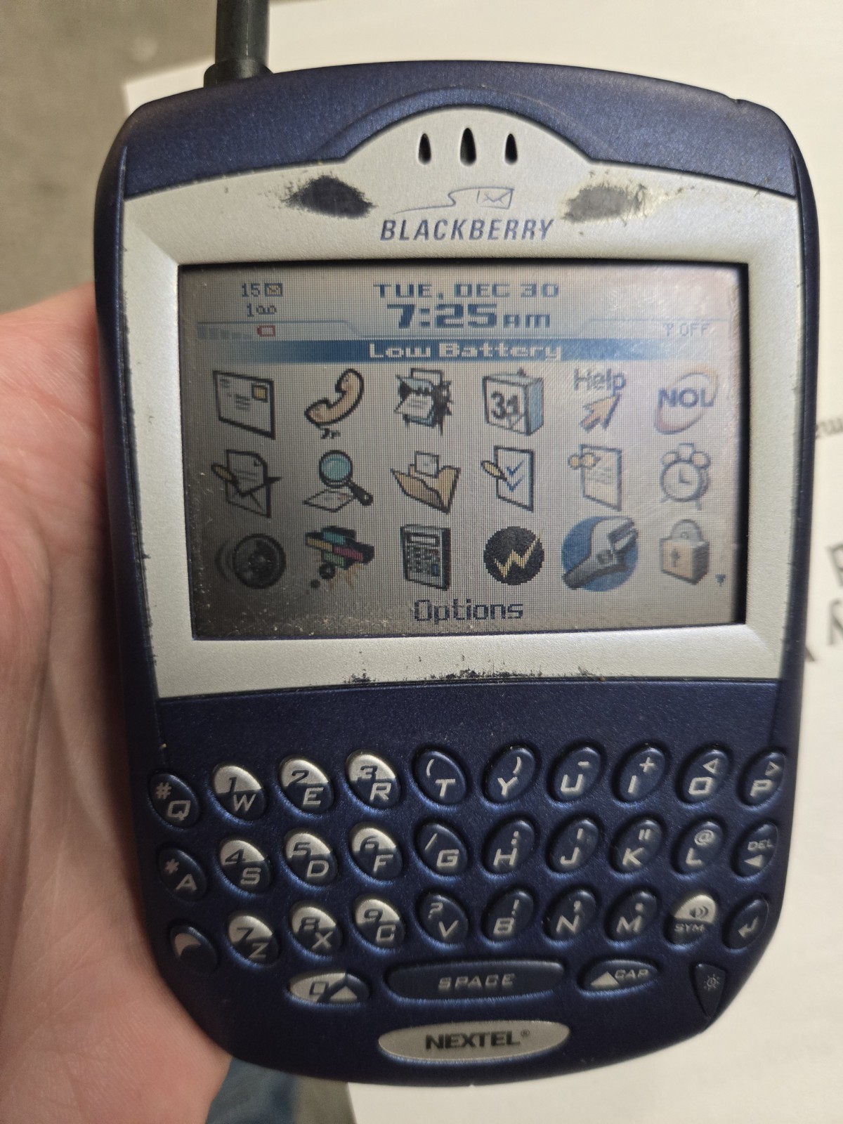 Nextel Blackberry 7510 Wireless Speaker Phone W/ Box And More