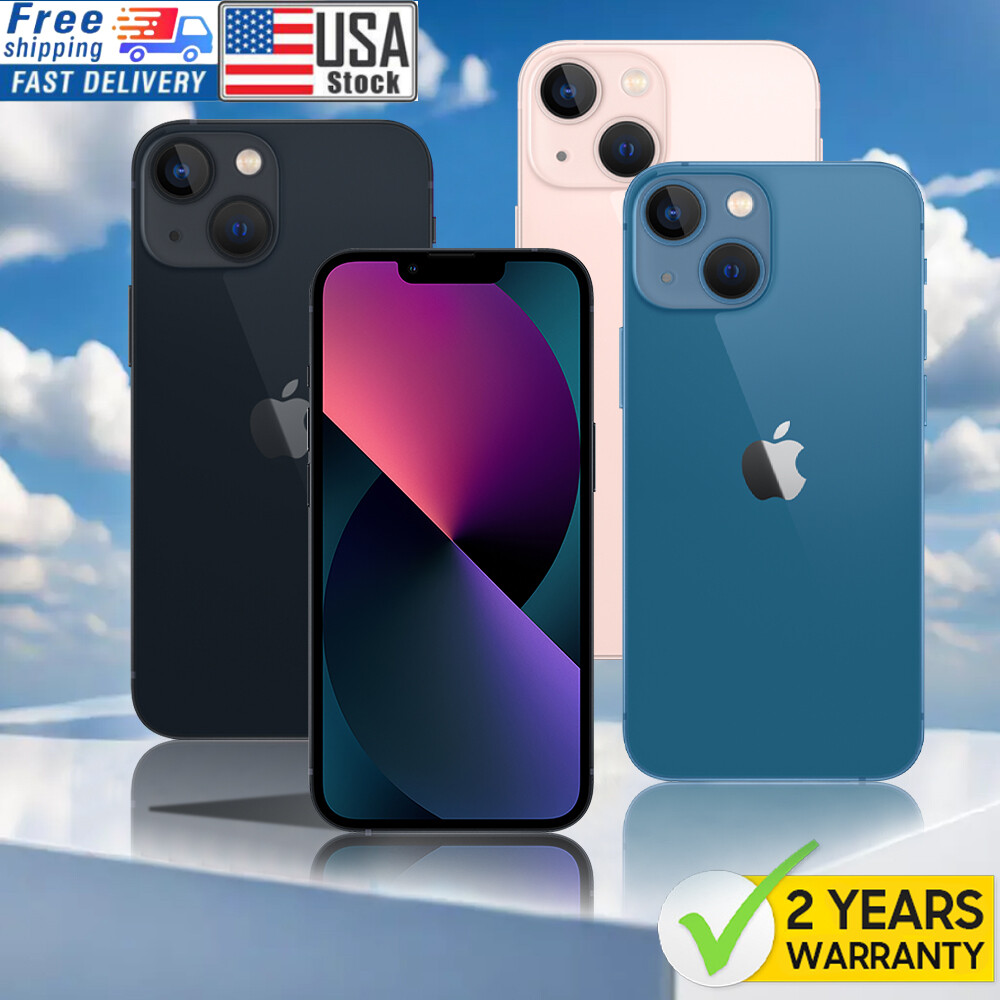 🔥New Sealed Box Apple iPhone 13 MINI A2481 128/256/512 Factory Unlocked Phone