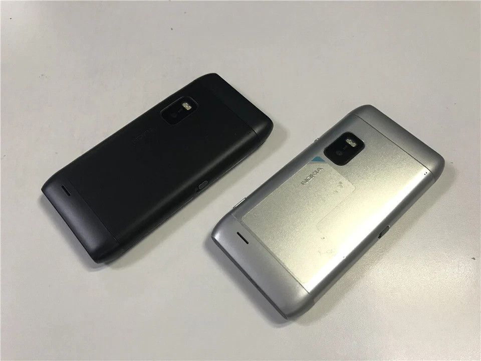Origina Nokia E7-00 Silver Black 16GB (Unlocked) Smartphone QWERTY keyboar WIFI