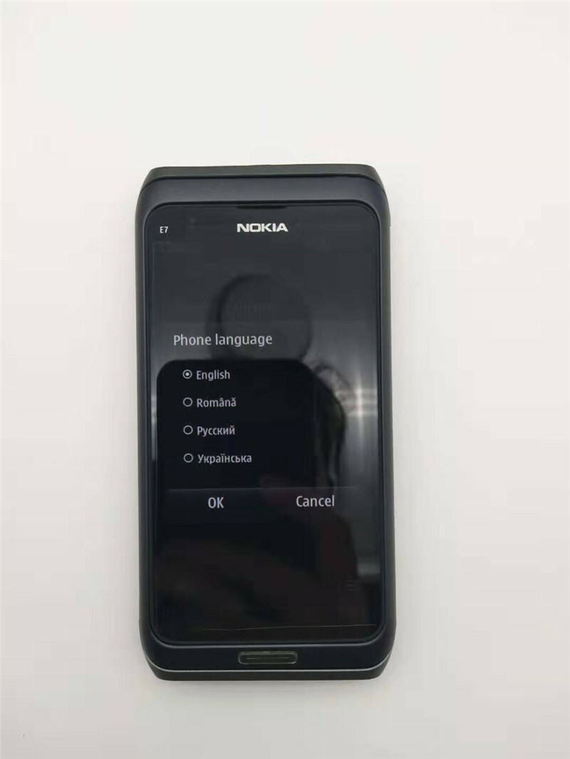 Original Unlocked Nokia E7 Slide QWERTY Keypad 16GB 3G Wifi 4″Touch Screen Phone