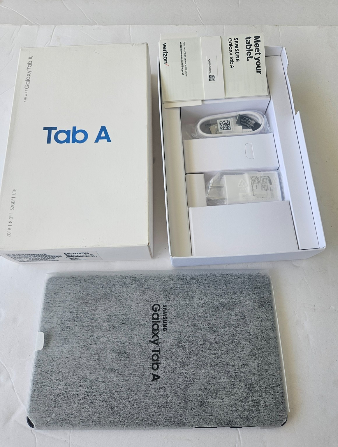 Samsung Galaxy Tab A 8.0” (2018) 32GB Black SM-T387V VERIZON
