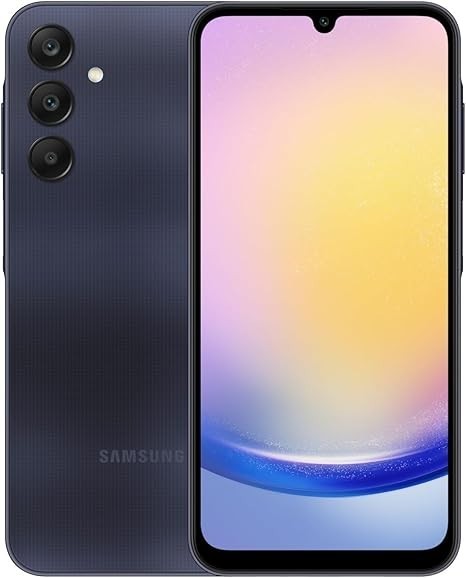 Unlocked Samsung Galaxy A25 SM-A256U 128GB Blue Black Excellent Condition