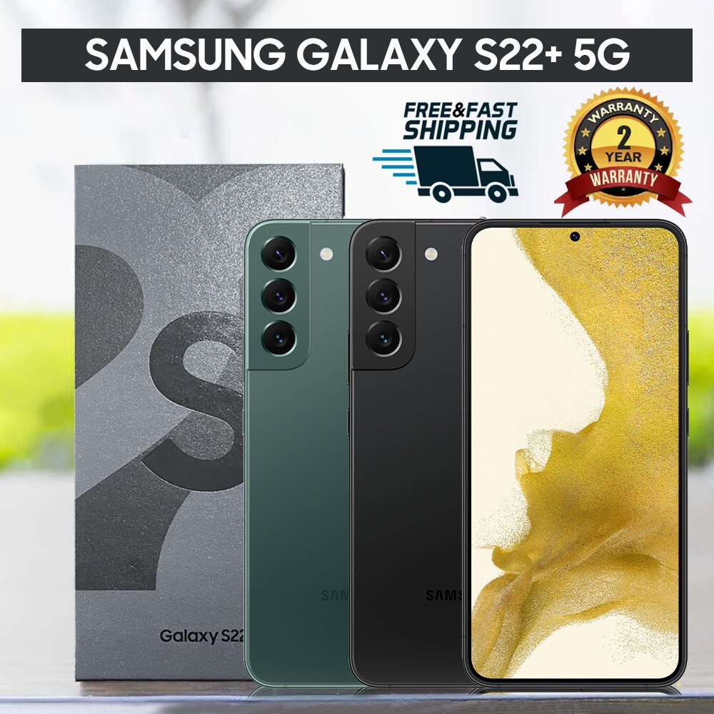 NEW SEALED Samsung Galaxy S22+ Plus 5G SM-S906U 128GB GSM+CDMA Factory Unlocked