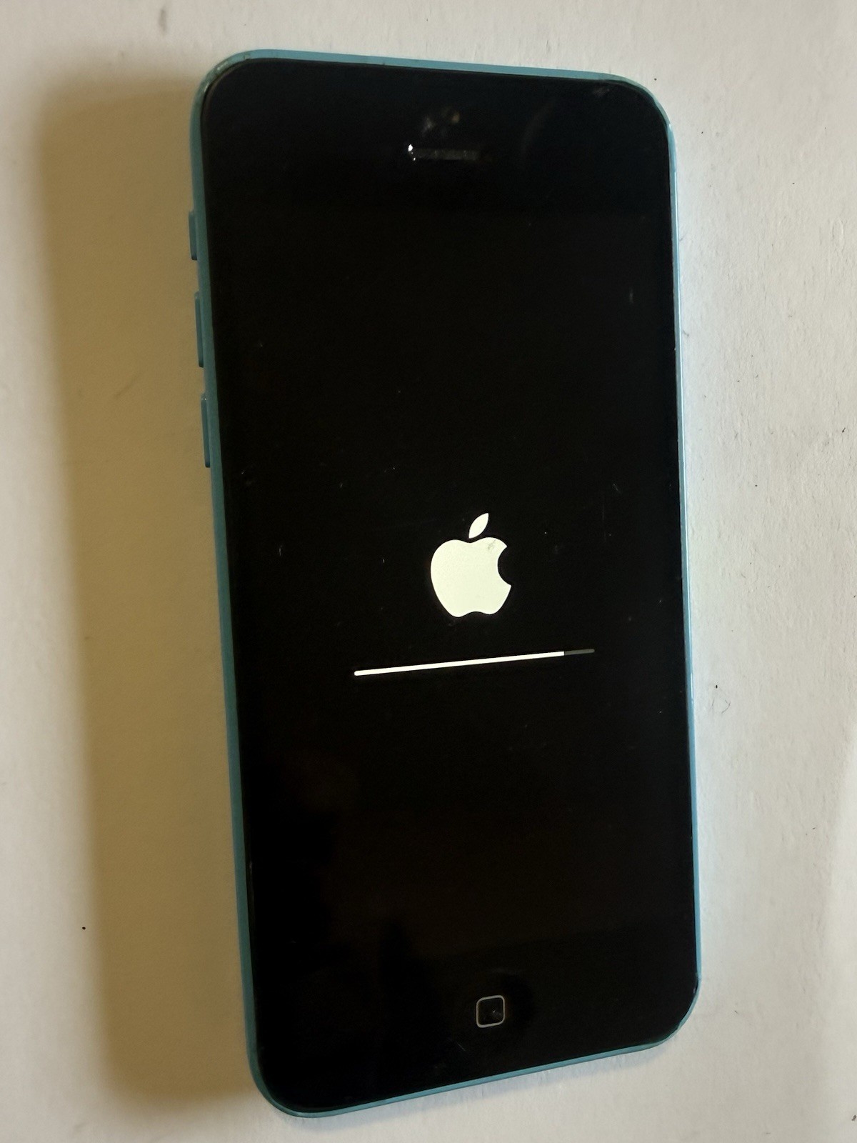Apple iPhone 5C Blue 32GB ATT iOS 10 For Parts Bad Charge Port Ez Fix SmartPhone