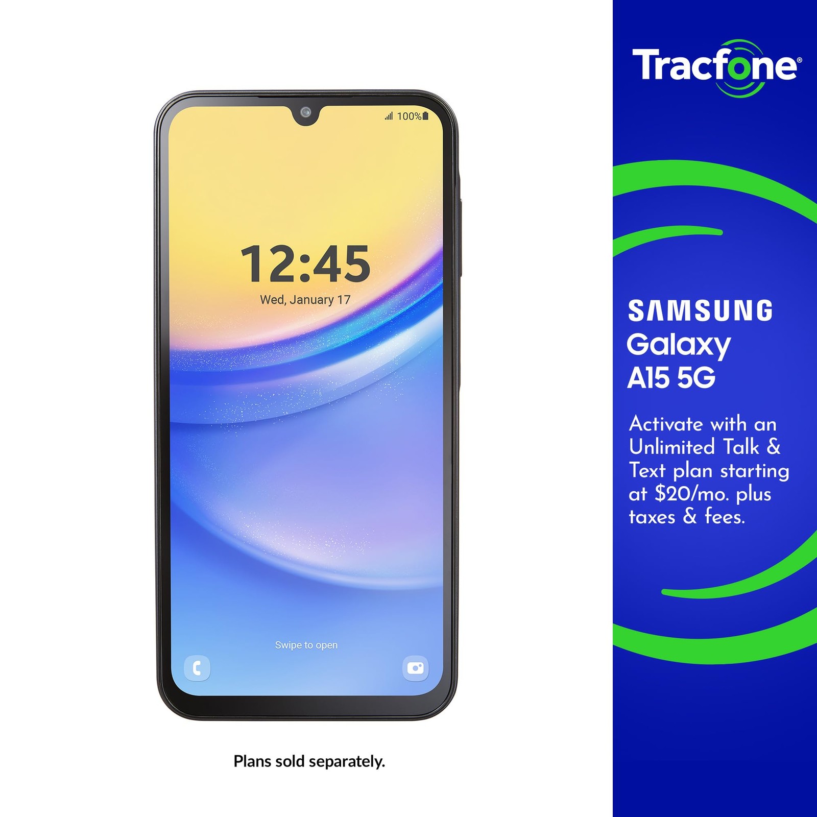 Samsung Galaxy A15 5G Tracfone 6.5 FHD AMOLED Triple Camera 5000mAh Battery