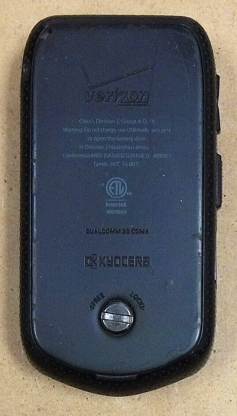 Kyocera DuraXV + / Dura XV Plus E4520PTT – Black ( Verizon ) Cellular Flip Phone