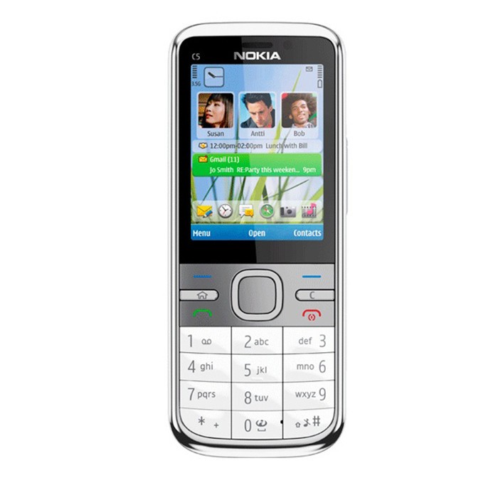 Original Nokia C5-00 Unlocked 3G MP3 MP4 5.0MP GPS Camera WCDMA Mobile Bar Phone