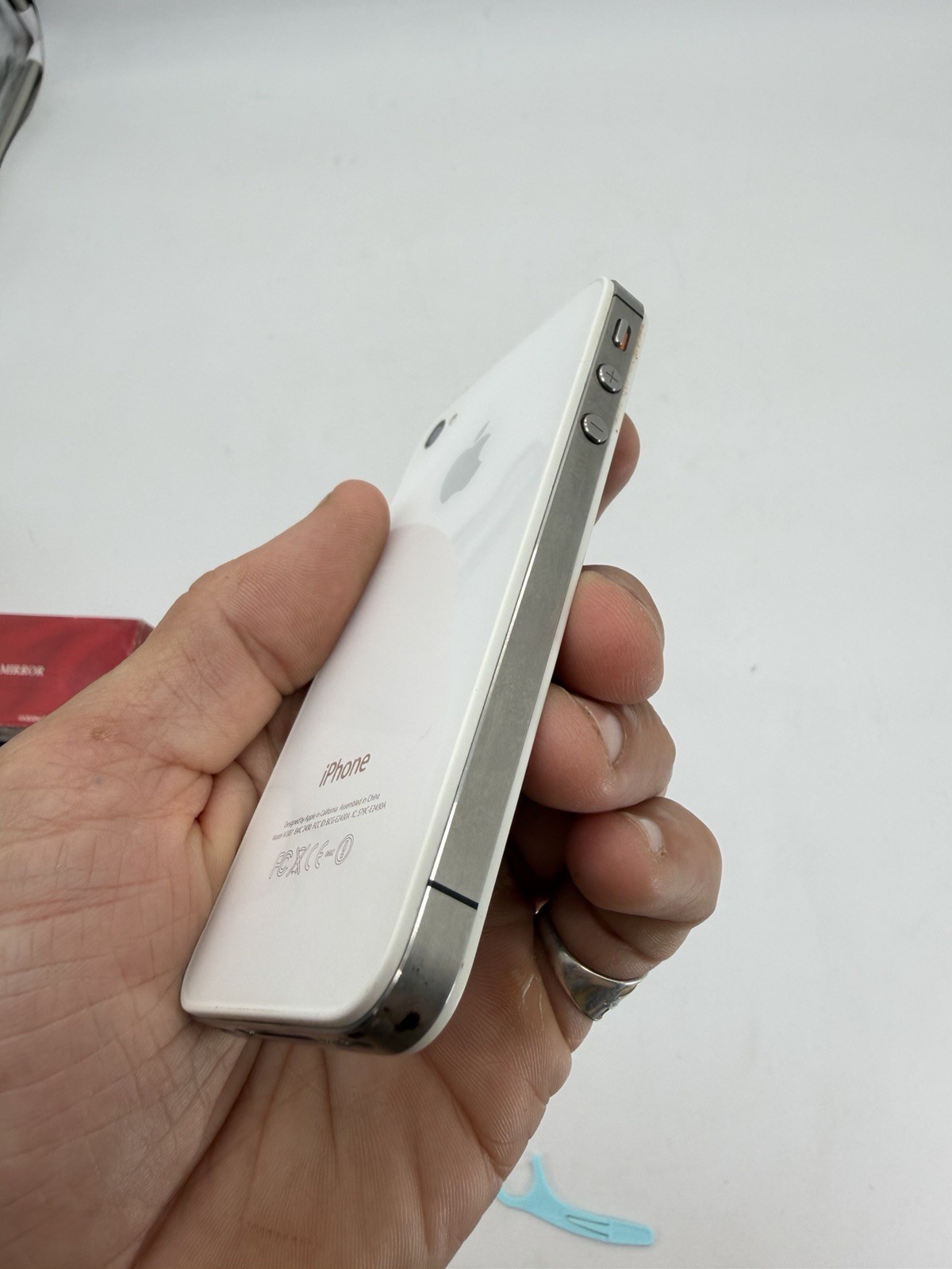 Apple iPhone 4s – White Model A1387 Cellphone Smart Phone (Read Desc)