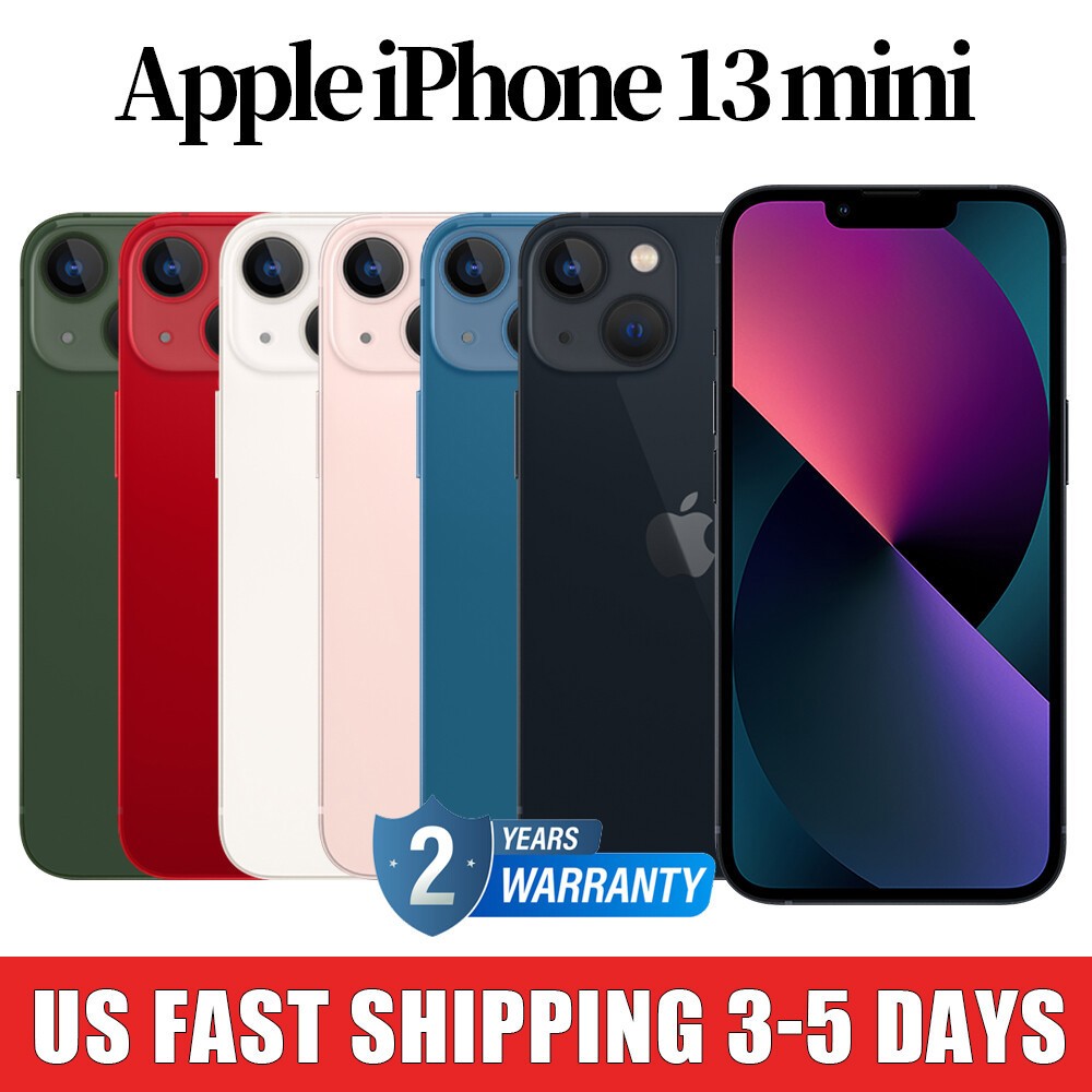 BRAND NEW Apple iPhone 13/13 Mini/12 Mini Factory Unlocked US STOCK Free Ship