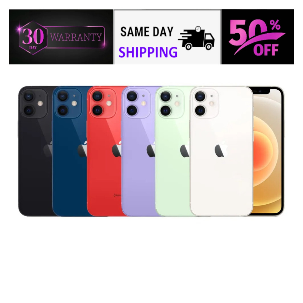 Apple iPhone 12 128|64GB GSM Unlocked Verizon U.S. Cellular nano‑SIM and eSIM